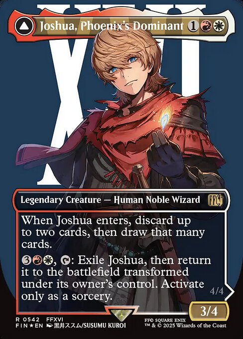 FIN: Joshua, Phoenix's Dominant (Borderless) (Surge Foil)