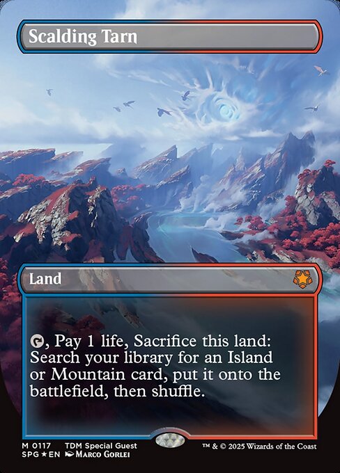 SPG: Scalding Tarn (Borderless) (Dragonscale Foil)