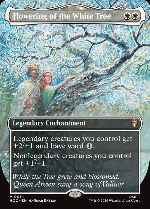 HOC: Flowering of the White Tree (Borderless)