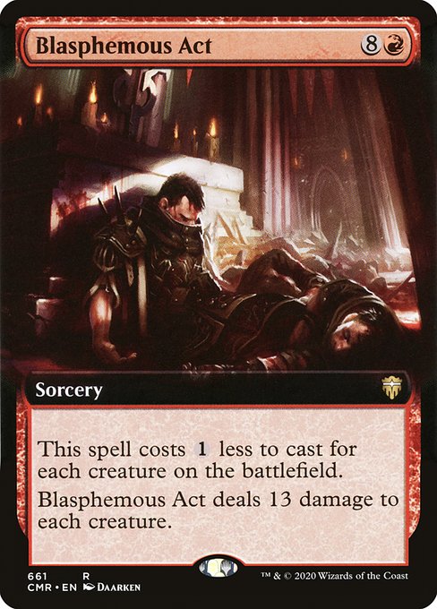 CMR: Blasphemous Act (Extended Art) (Foil)