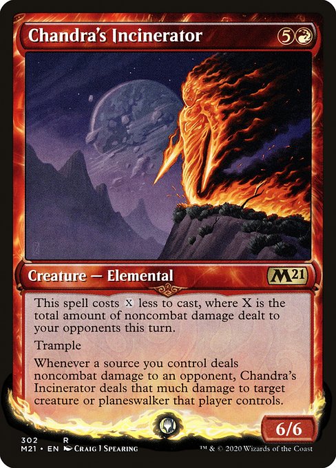 M21: Chandra's Incinerator (Showcase) (Foil)