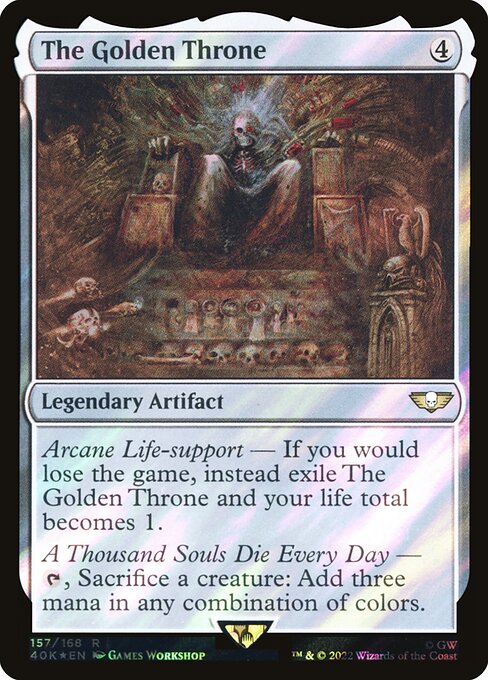 40K: The Golden Throne (Surge Foil)