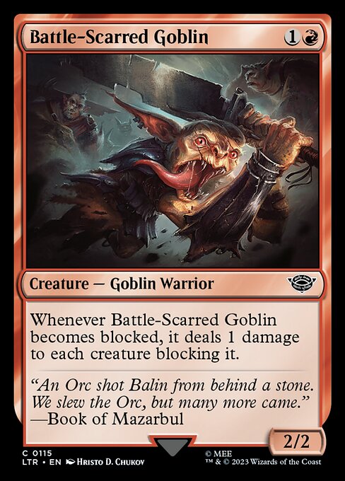 LTR: Battle-Scarred Goblin (Foil)