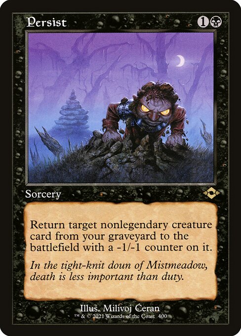 MH2: Persist (Retro Frame) (Foil)