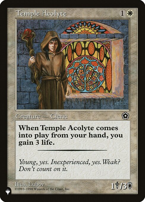 PLST: Temple Acolyte