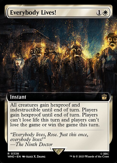 WHO: Everybody Lives! (Extended Art) (Foil)