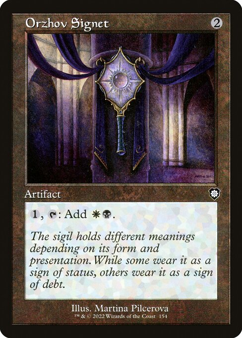 BRC: Orzhov Signet (Retro Frame)