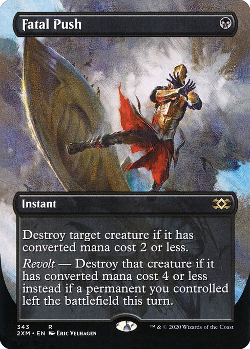 2XM: Fatal Push (Borderless) (Foil)