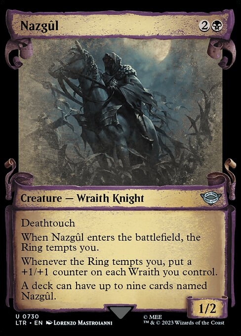 LTR: Nazgul (0730) (Showcase Scrolls) (Foil)