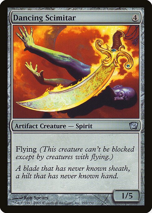 9ED: Dancing Scimitar (Foil)