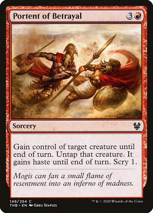 THB: Portent of Betrayal