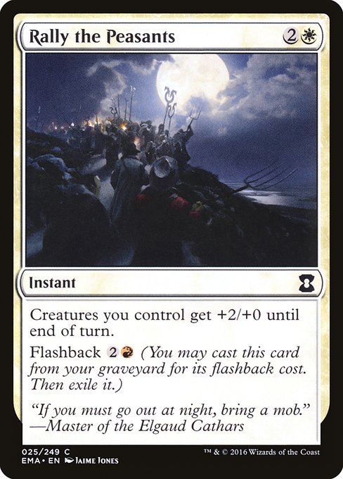 EMA: Rally the Peasants (Foil)