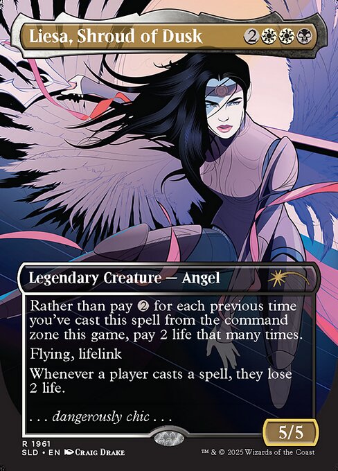 SLD: Liesa, Shroud of Dusk (Rainbow Foil)