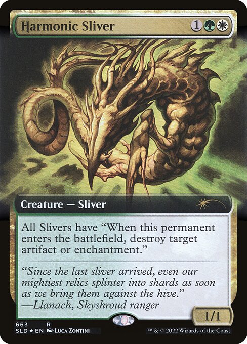 SLD: Harmonic Sliver (Extended Art) (Foil)