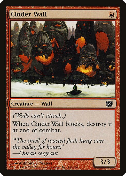 8ED: Cinder Wall (Foil)