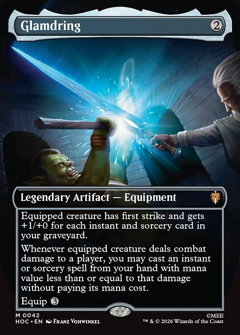 HOC: Glamdring (Borderless) (Foil)