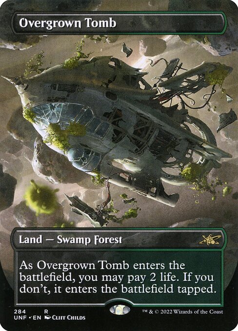 UNF: Overgrown Tomb (Borderless) (Foil)