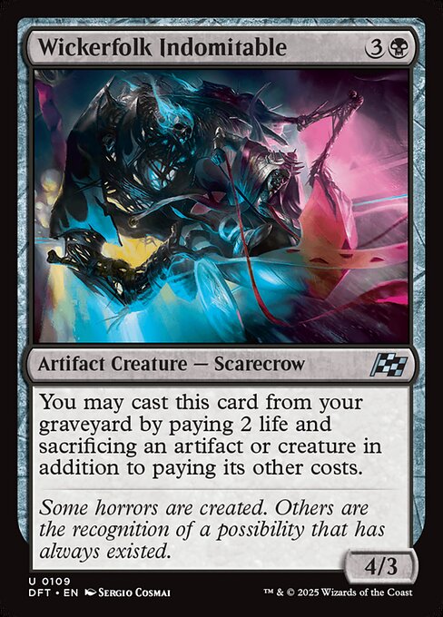 DFT: Wickerfolk Indomitable (Foil)