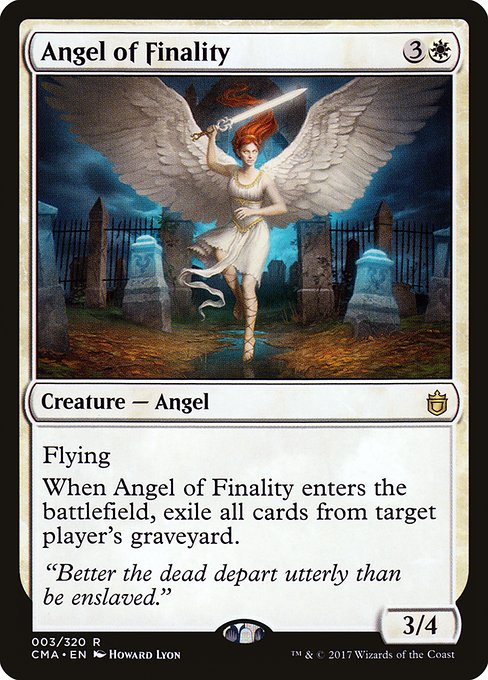 CMA: Angel of Finality