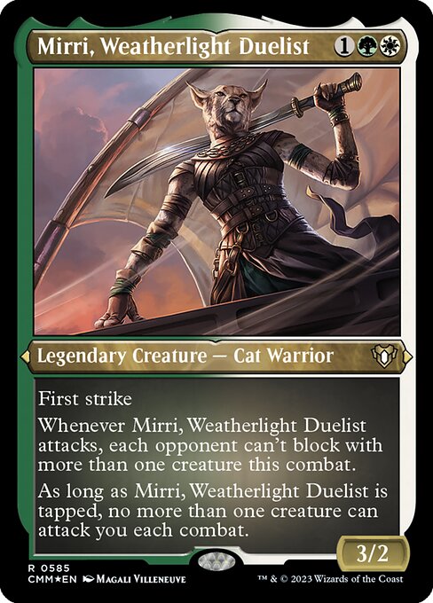 CMM: Mirri, Weatherlight Duelist (Foil Etched)