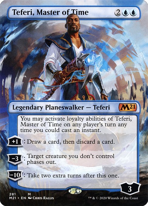 M21: Teferi, Master of Time (Borderless) (Foil)