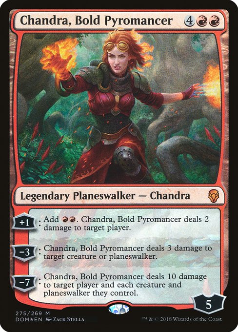 DOM: Chandra, Bold Pyromancer (Foil)