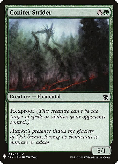 PLST: Conifer Strider