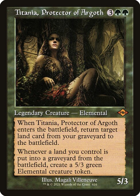 MH2: Titania, Protector of Argoth (Retro Frame) (Foil Etched)