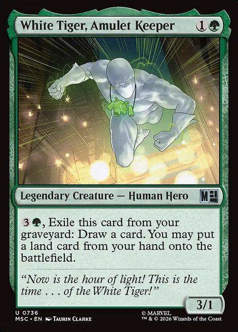 MSC: White Tiger, Amulet Keeper