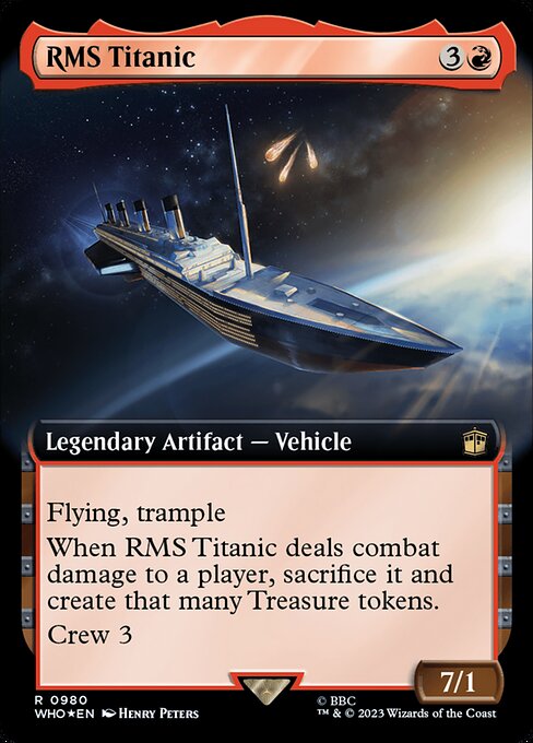 WHO: RMS Titanic (Extended Art) (Surge Foil)