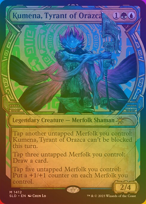 SLD: Kumena, Tyrant of Orazca (Rainbow Foil)