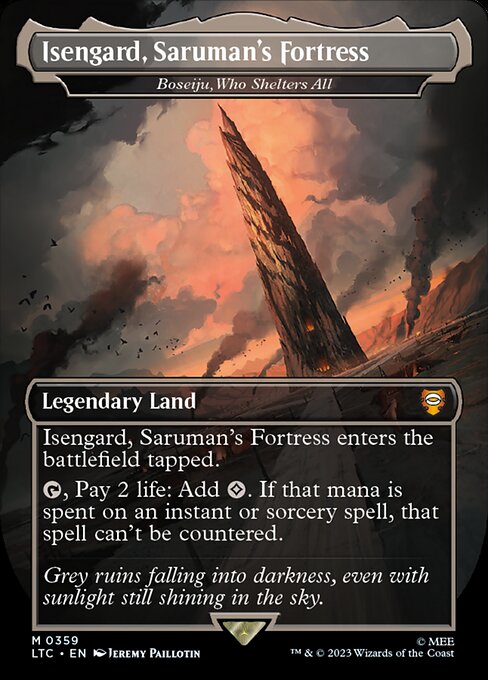 LTC: Isengard, Saruman's Fortress - Boseiju, Who Shelters All (Foil)