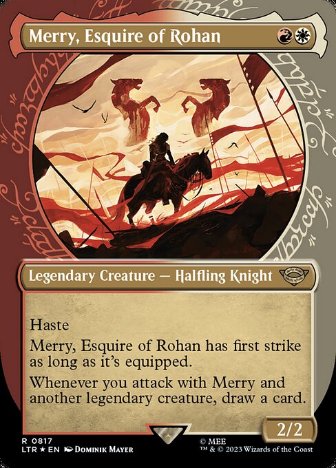 LTR: Merry, Esquire of Rohan (Showcase) (Surge Foil)