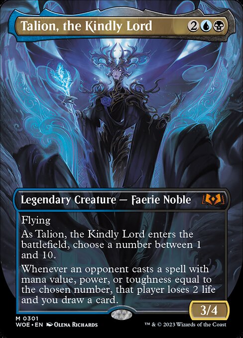WOE: Talion, the Kindly Lord (Borderless) (Foil)