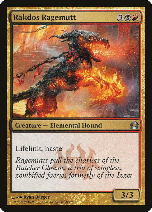RTR: Rakdos Ragemutt (Foil)