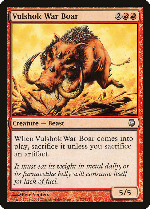 DST: Vulshok War Boar