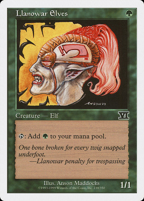 6ED: Llanowar Elves