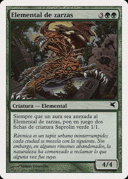 PSAL: Bramble Elemental (French) - "Elemental de ronces"