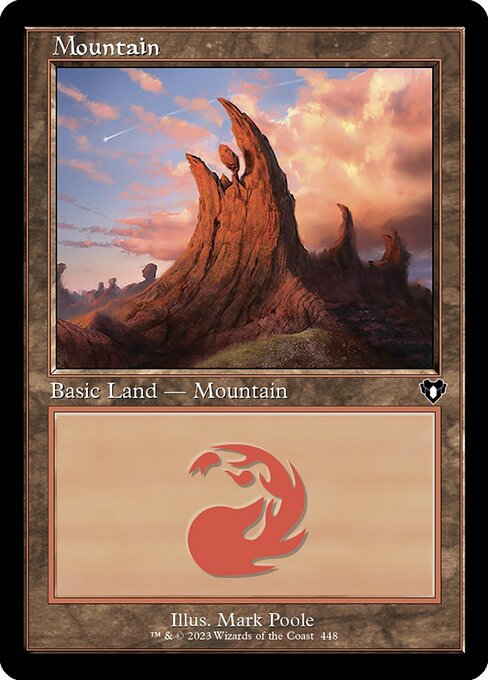 CMM: Mountain (448) (Retro Frame) (Foil)