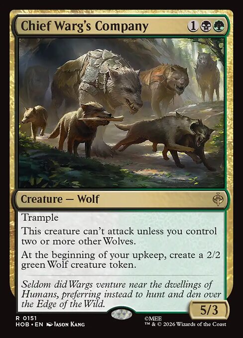 HOB: Chief Warg's Company (Foil)
