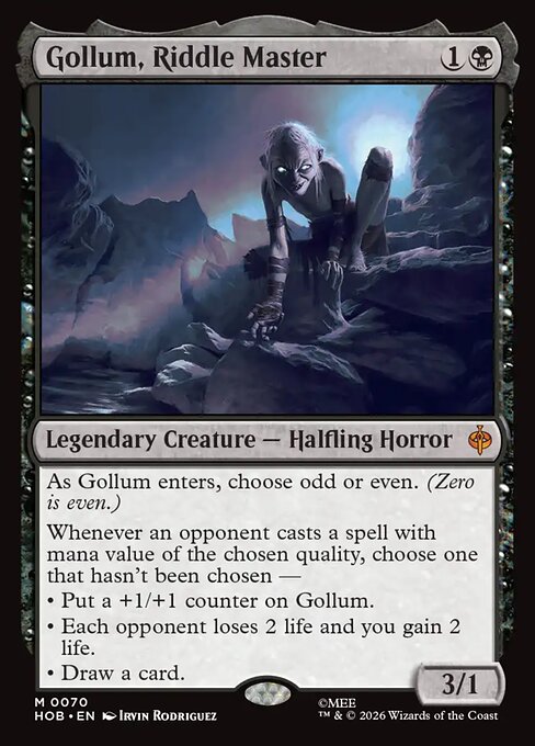 HOB: Gollum, Riddle Master