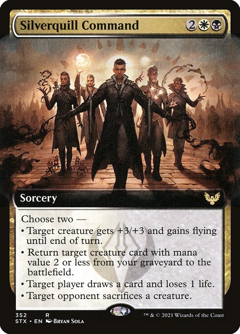 STX: Silverquill Command (Extended Art) (Foil)