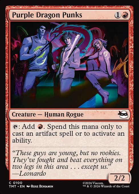 TMT: Purple Dragon Punks (Foil)