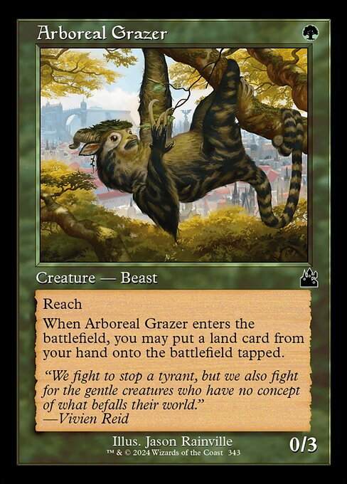 RVR: Arboreal Grazer (Retro Frame)