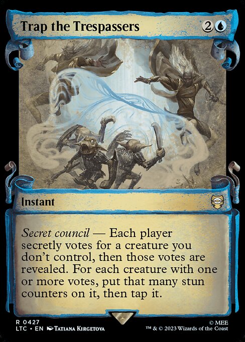 LTC: Trap the Trespassers (Showcase Scrolls) (Foil)
