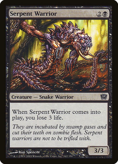 9ED: Serpent Warrior (Foil)