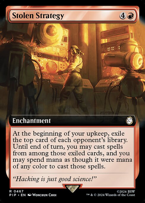 PIP: Stolen Strategy (Extended Art) (Foil)