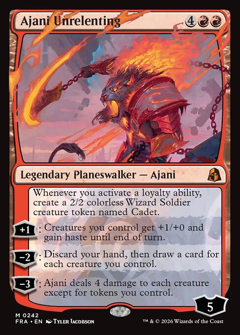 FRA: Ajani Unrelenting (Foil)