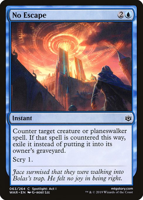 WAR: No Escape (Foil)