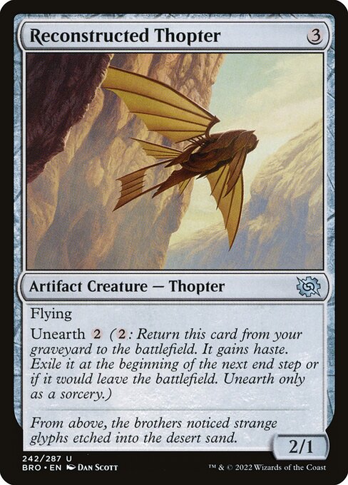 BRO: Reconstructed Thopter